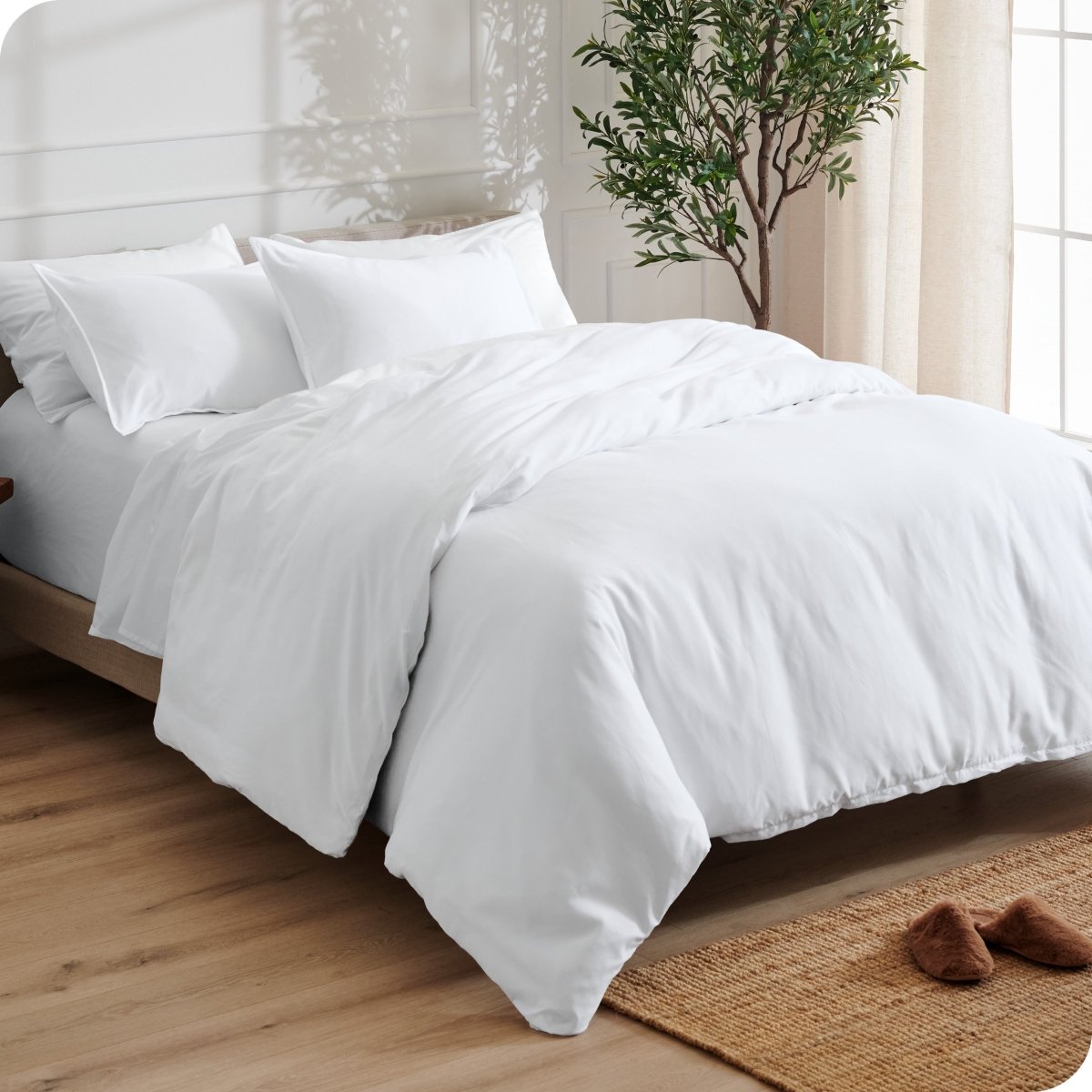 Microfiber Duvet Cover & Sham Set - Bare Home