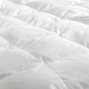Close in view of the down comforter