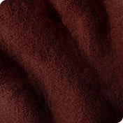 Close up showing the texture of faux fur blanket