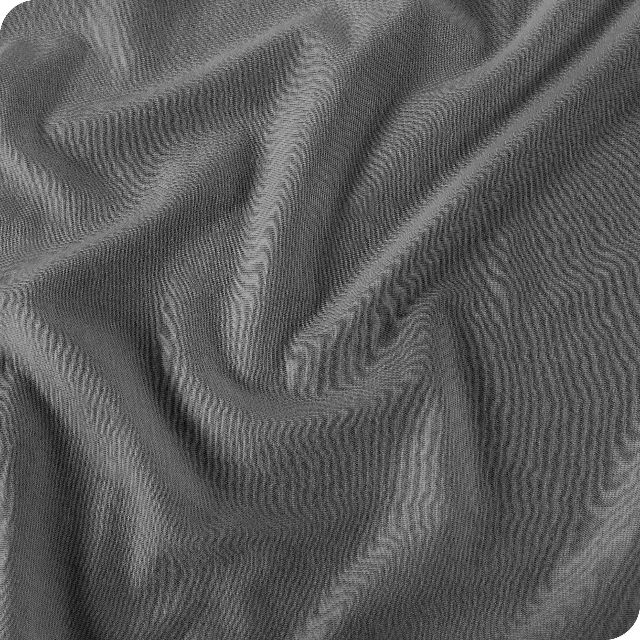 Close up of organic cotton jersey sheet material