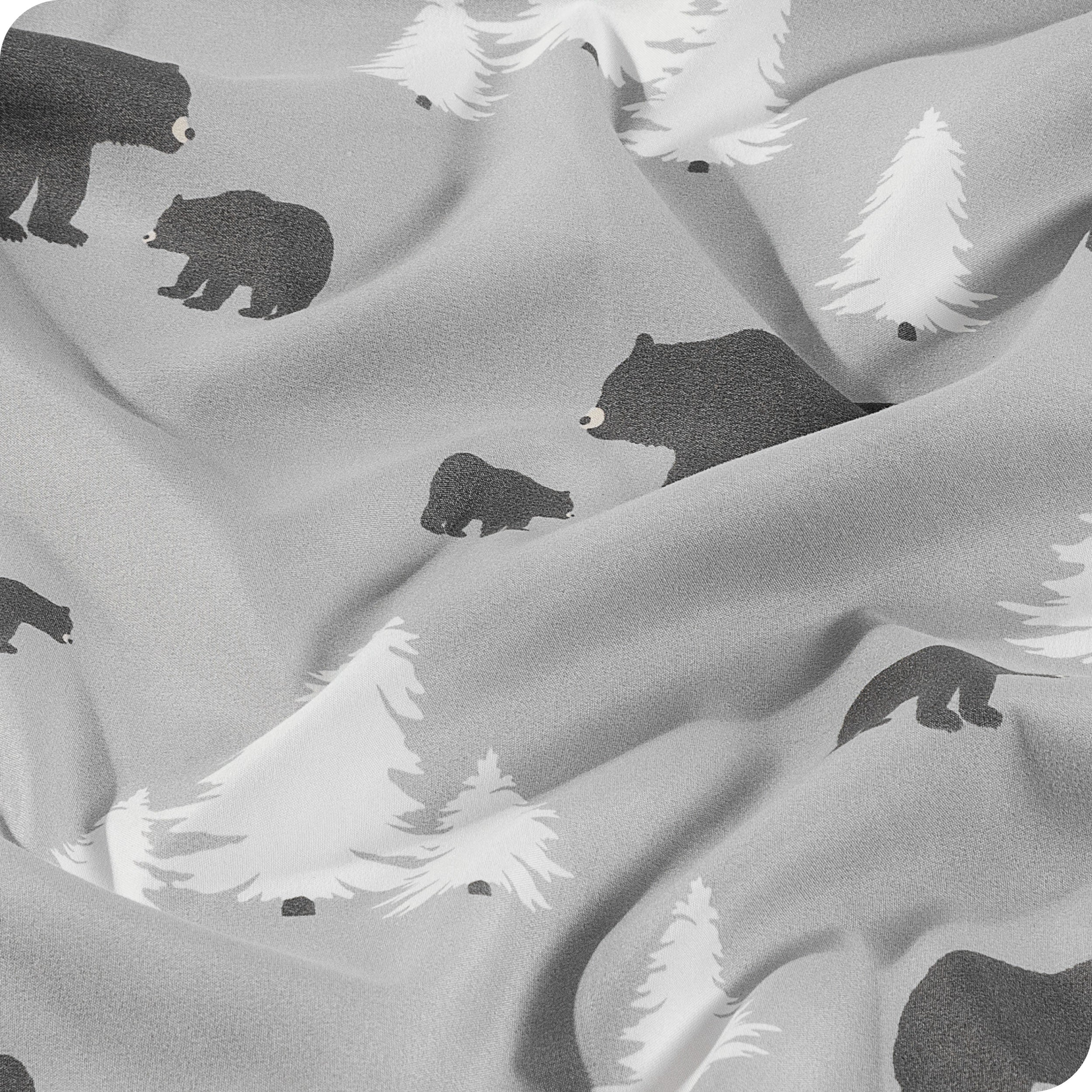 A close up view showing the pattern and texture of the microfiber sheet.