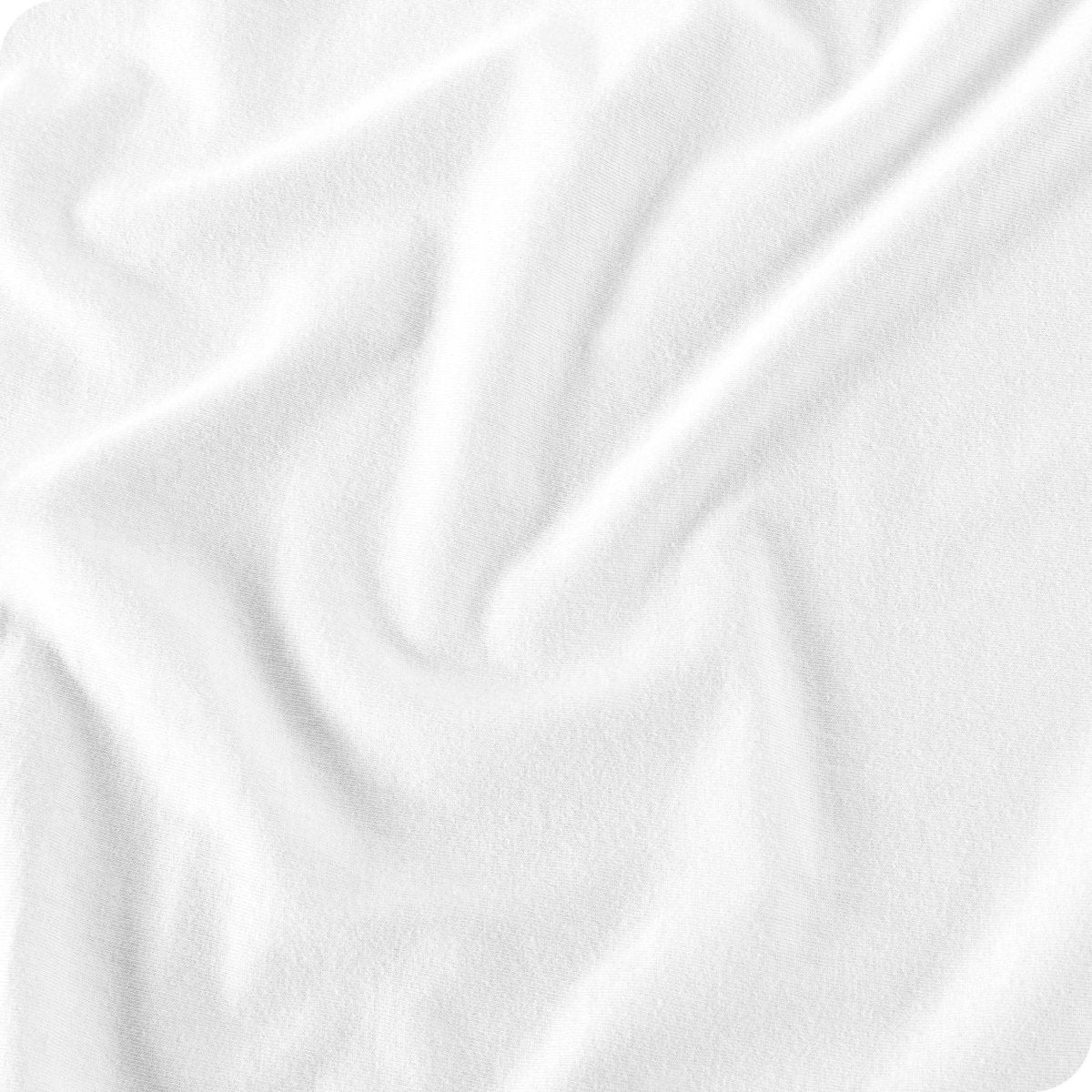 Close up of organic cotton jersey sheet material