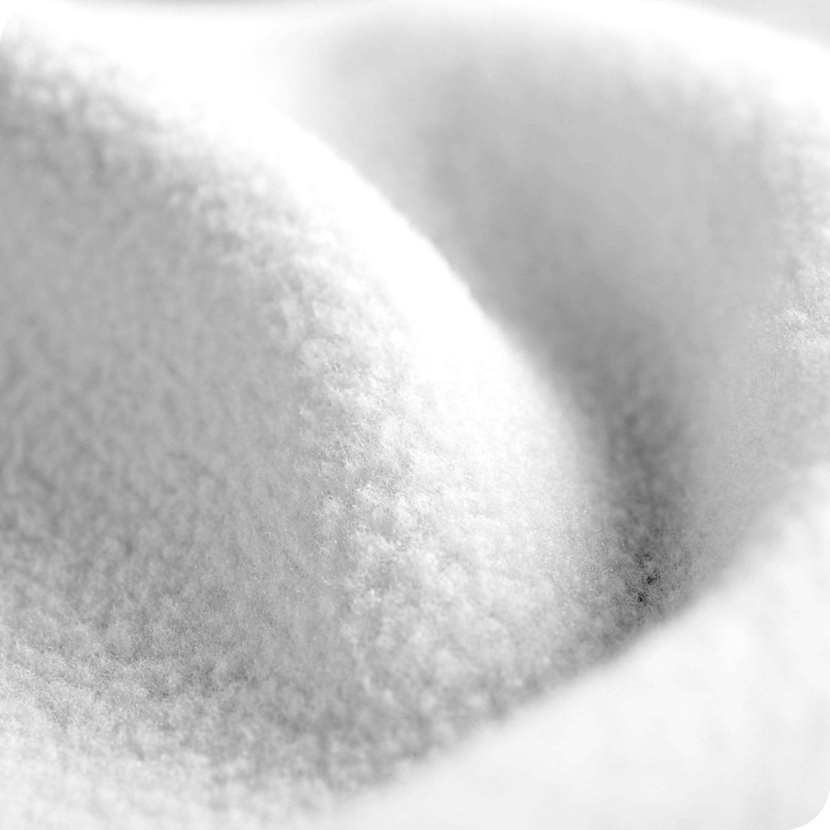 Close in view showing texture of blanket