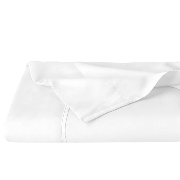 White microfiber flat sheet folded