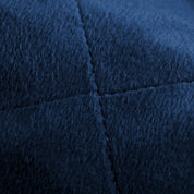 Close in view showing the texture of the duvet cover fabric